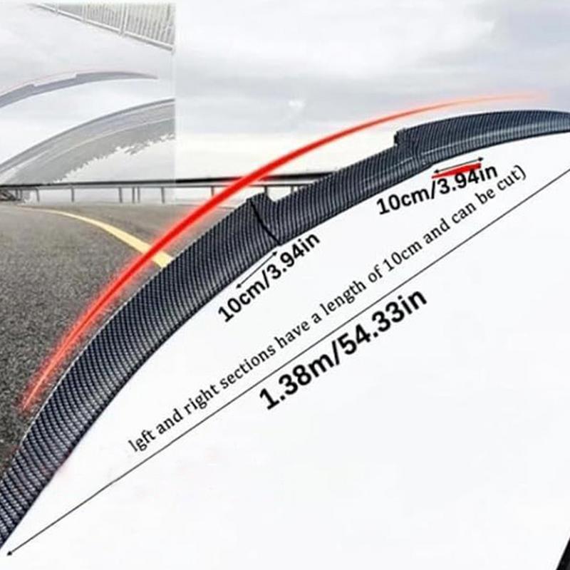 Подходит для большинства автомобилей Задний спойлер Крыло Спойлер багажника Трехступенчатый регулируемый автомобильный спойлер Автомобильный спойлер Крыло Спойлер для женщин