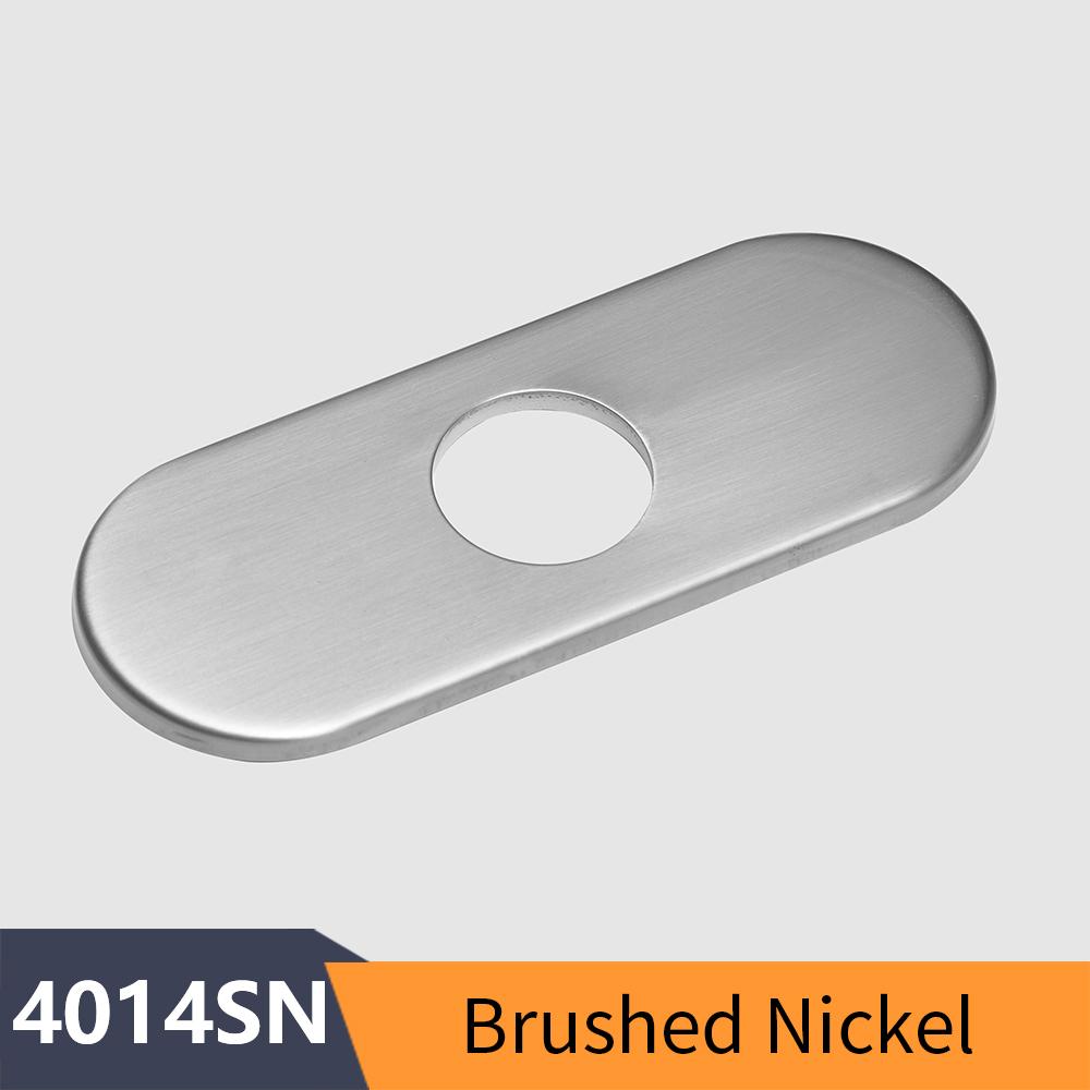 Bathroom Faucet Accessories Hole Cover Deck Plate 6 Inch Bathroom Sink Unused Mounting Escutcheon 4014