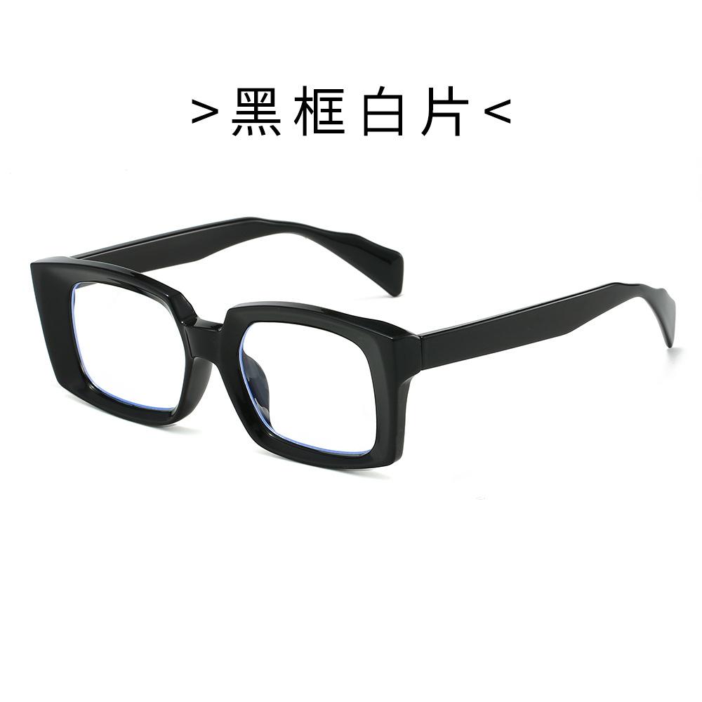 Trendy Square Sunglasses for Women Men Green Frame Blue Light Blocking Glasses Stylish Fashion Shades