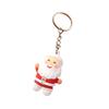 1pc Cute Keychain Snowmen Keyring Silicone Gifts for Women Backpack Accessories Christmas Pendant
