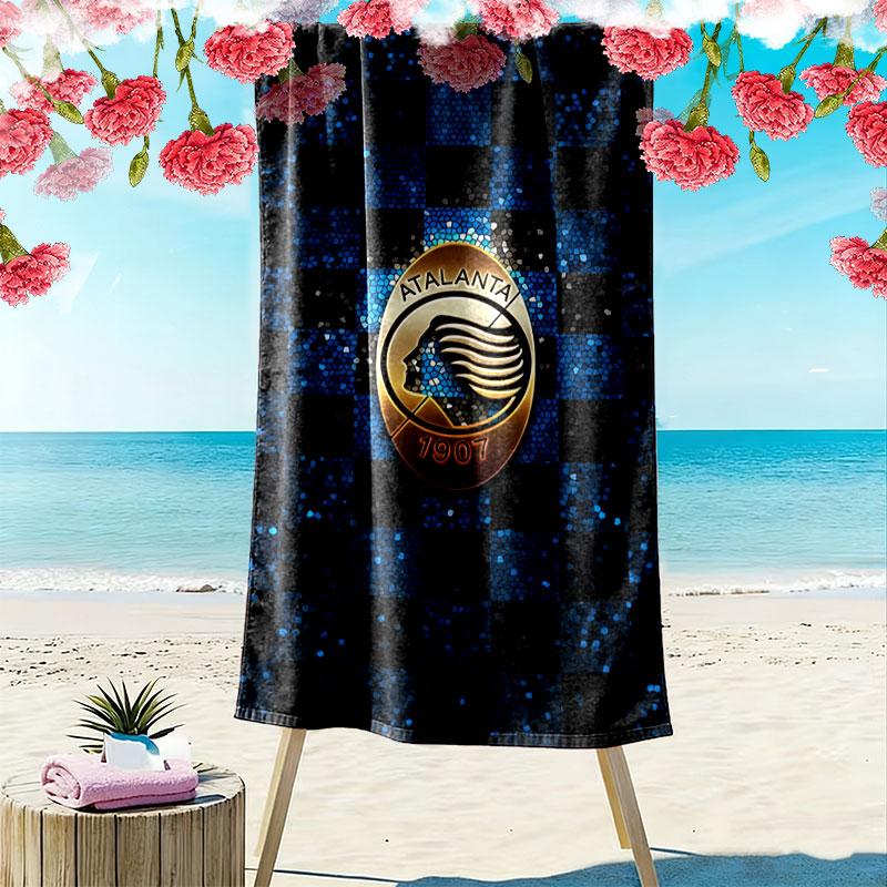 Atalanta BC poster Print Beach Towel, Large Soft Quick Dry Towel for Beach Camping Swimming