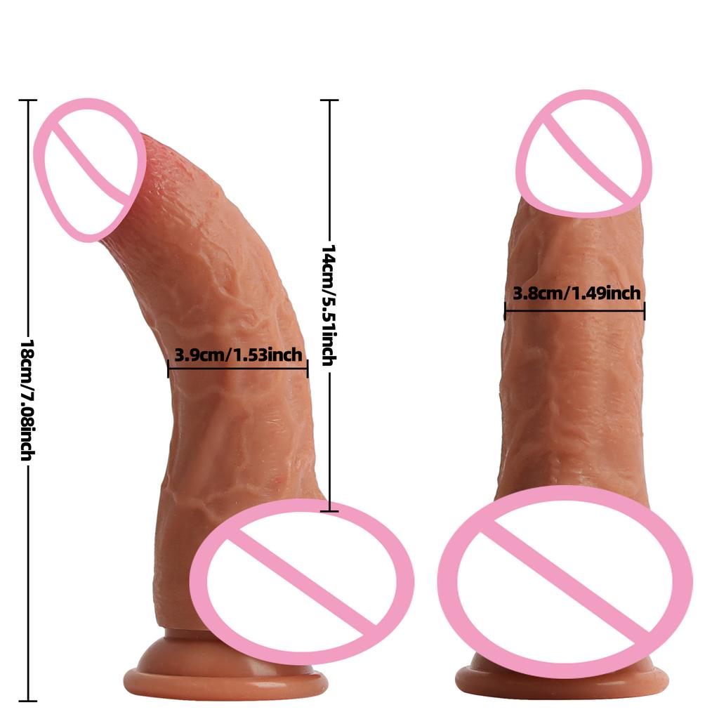 Огромный Толстый Реалистичный Дилдо Большой Пенис Двойное Проникновение Анальная Пробка Вагинальный Мастурбатор Искусственный Член Игрушка для Взрослого Секса для Женщин Sexuales