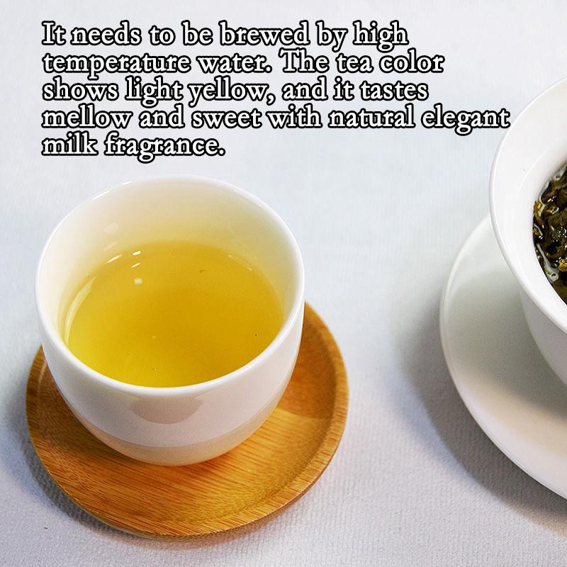 HelloYoung Jin Xuan Milk Oolong Tea - Taiwaness Oolong Tea Loose Leaf - Taiwan High Mountain Tea - Delicate and Silky Smooth - Stabilizes