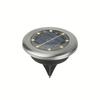 Солнечный грунтовый прожектор Geo Lights, Уличные ландшафтные светильники, Светодиодные вращающиеся дисковые светильники, Освещение для сада и газона, Напольный светильник, Освещение для дорожек, двора, тропинок, патио, газона