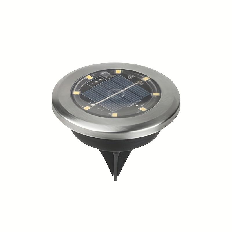 Солнечный грунтовый прожектор Geo Lights, Уличные ландшафтные светильники, Светодиодные вращающиеся дисковые светильники, Освещение для сада и газона, Напольный светильник, Освещение для дорожек, двора, тропинок, патио, газона