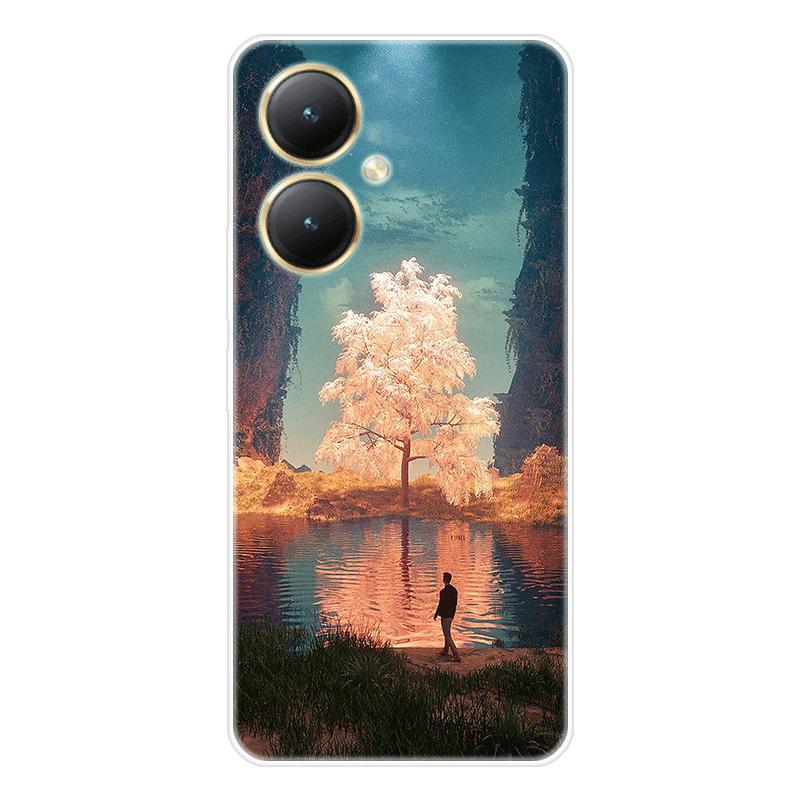 Для Vivo Y27 4G Y 27 5G чехол Мягкая силиконовая задняя крышка Чехол для телефона с рисунком из мультфильма Разнообразие