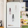 Halloween Skeleton Skeleton Joint Movable Magnetic Refrigerator Sticker Halloween Decorative Ornament Joint Movable Skeleton