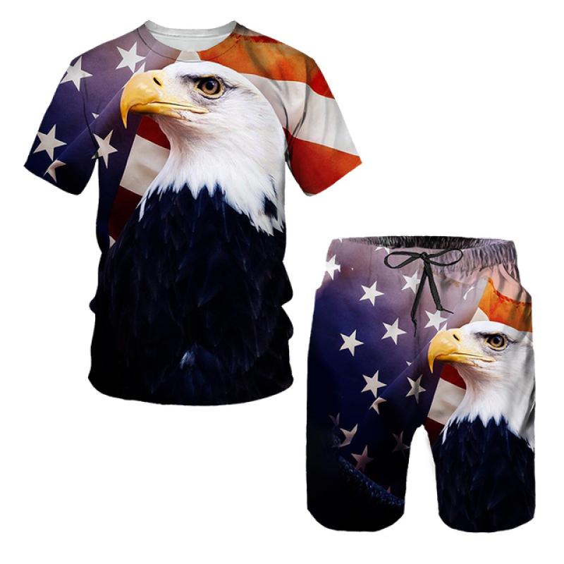 Creative Eagle USA Flag 3D шорты для доски плавки летние мужские комплект из двух предметов пляжные шорты для плавания повседневные короткие брюки пляжная одежда