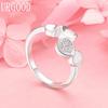 925 Sterling Silver Wedding Jewelry AAA Zircon Fashion Ring