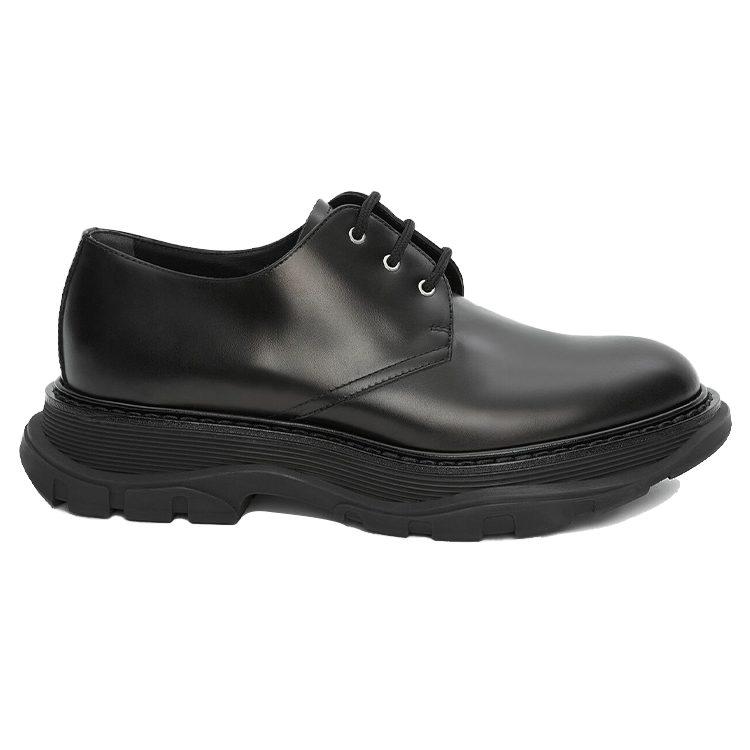 Alexander Mcqueen Кроссовки Tread Мужские Черные 604255WHXH01000