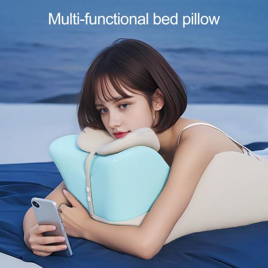 Подушка для ягодиц для пар Многопозиционная подушка для тела Подушки из пены с памятью для поддержки обнимания для спящих на боку и животе Клиновидная подушка для коррекции осанки