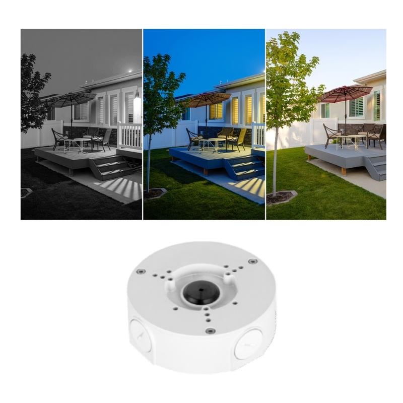 IP66 Rateds Weatherproof Aluminum Junction Box for Various Domes Camera Models for Secure Installation