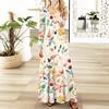 Женские платья макси с цветочным принтом и градиентом, сексуальные платья с длинным рукавом, элегантные длинные платья на осень, праздничные платья для женщин