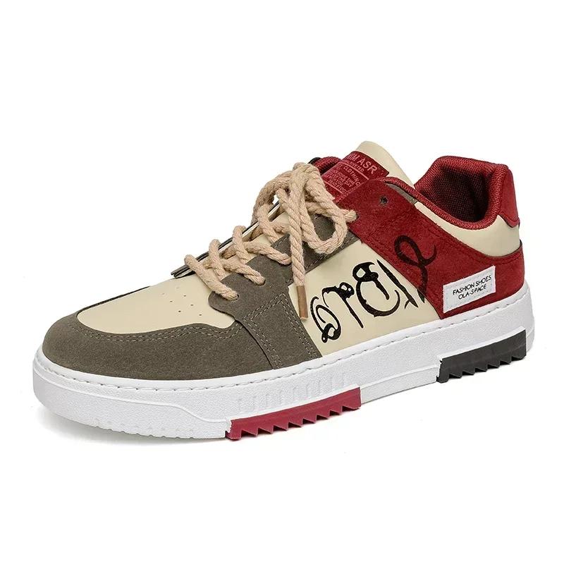 Мужские кроссовки Удобная повседневная обувь Универсальные теннисные туфли, подходящие по цвету Мужская дорожная обувь Новые Zapatillas Para Hombres