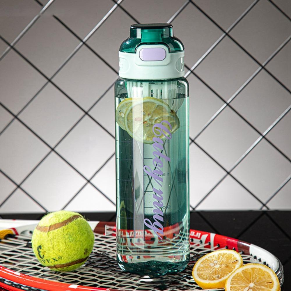 PP 1000ml Sports Water Bottle Large Capacity Outdoor Sports Kettle Colorful Plastic Cup School