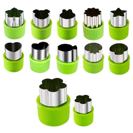 1 Set Embossing Mold Creative Shape Food Grade Smooth Edge Rustproof