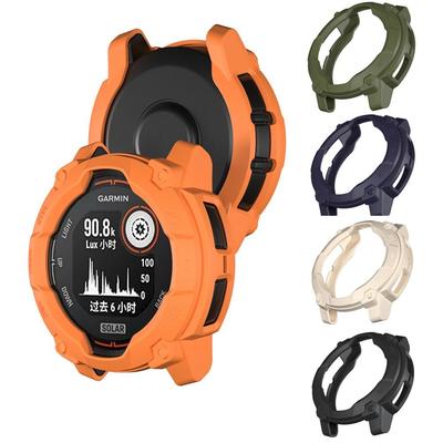 Противоударный чехол для часов Защитная накладка на края от царапин для умных часов Garmin Instinct 3 45/50 мм