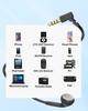 wired earphone with with suitable for both left and right YAJOJO compatible with various devices such as Single-ear 3.5mm jack, mono, in-ear type,