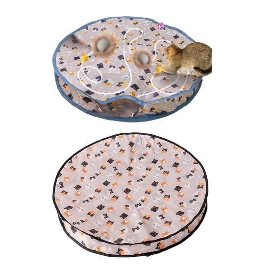 Интерактивные игрушки для кошек Автоматический быстро катящийся мяч со звуковыми эффектами В помещении активируемый щебетанием движущийся мяч Игрушки для кошек