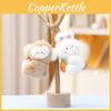 Monkey And Rabbit Plush Keychain With Carrot Peach Design For Girls Gift And Collectible Fun