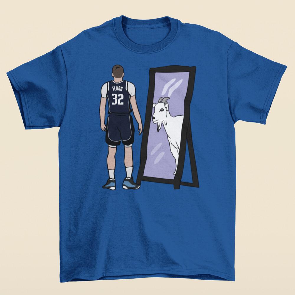 Футболка Dallas Basketball с принтом Cooper Flagg Mirror GOAT