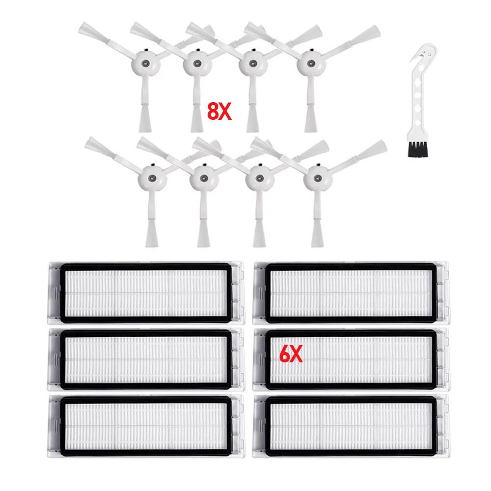 Для Xiaomi Mi Robot 1 / 1S SDJQR11RR SDJQR11RR Для Roborock E1 S1 S1 Max S1 Основная боковая щетка Фильтр Швабра Аксессуар для пылесоса