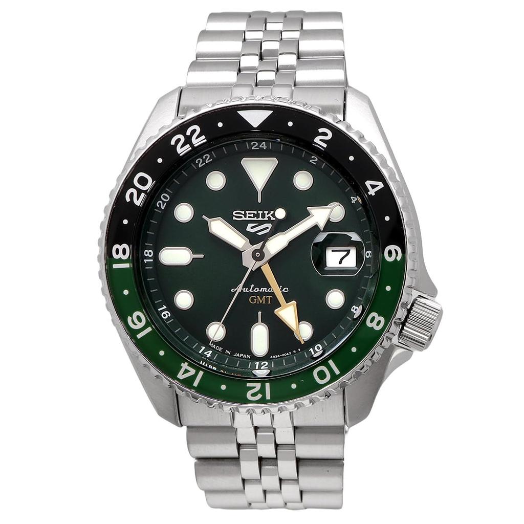 Seiko 5 SPORTS SKX серия автоматические механические часы модель GMT Seiko 5 Sports Сделано в Японии SSK035 Deep Green Overseas модель [Seiko] Мужские [Товар]