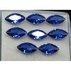 8 PCS Natural Blue Sapphire 4-6 Ct Marquise 7x5 Mm Loose Gemstone Lot CERTIFIED MULTTIQ124