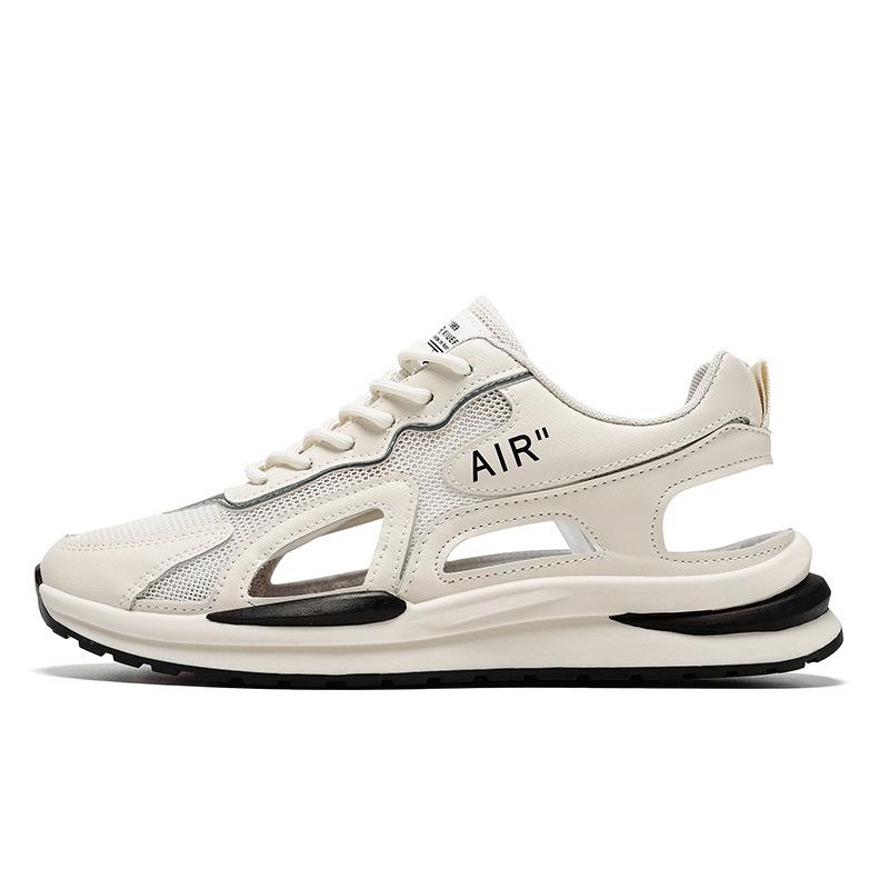 Fashion Brand Men's Breathable Running Shoes Mesh Patchwork 2025 Man's Sneakers Summer New Beach Sandals Luxury Fashion Men Tennis Shoes