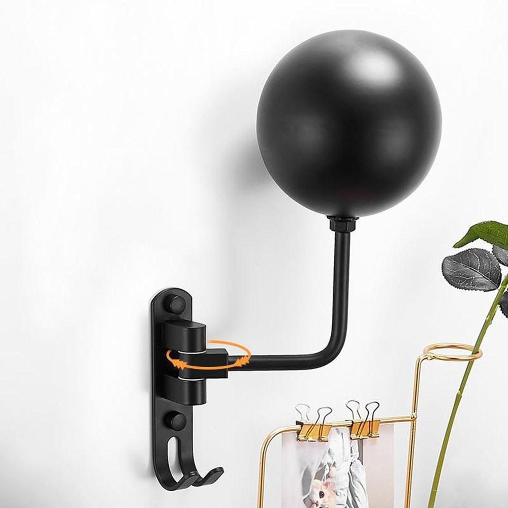 Wall Mounted 180° Rotation Helmet Hanger Space Saving Helmet Holder Helmet Hanger Bag