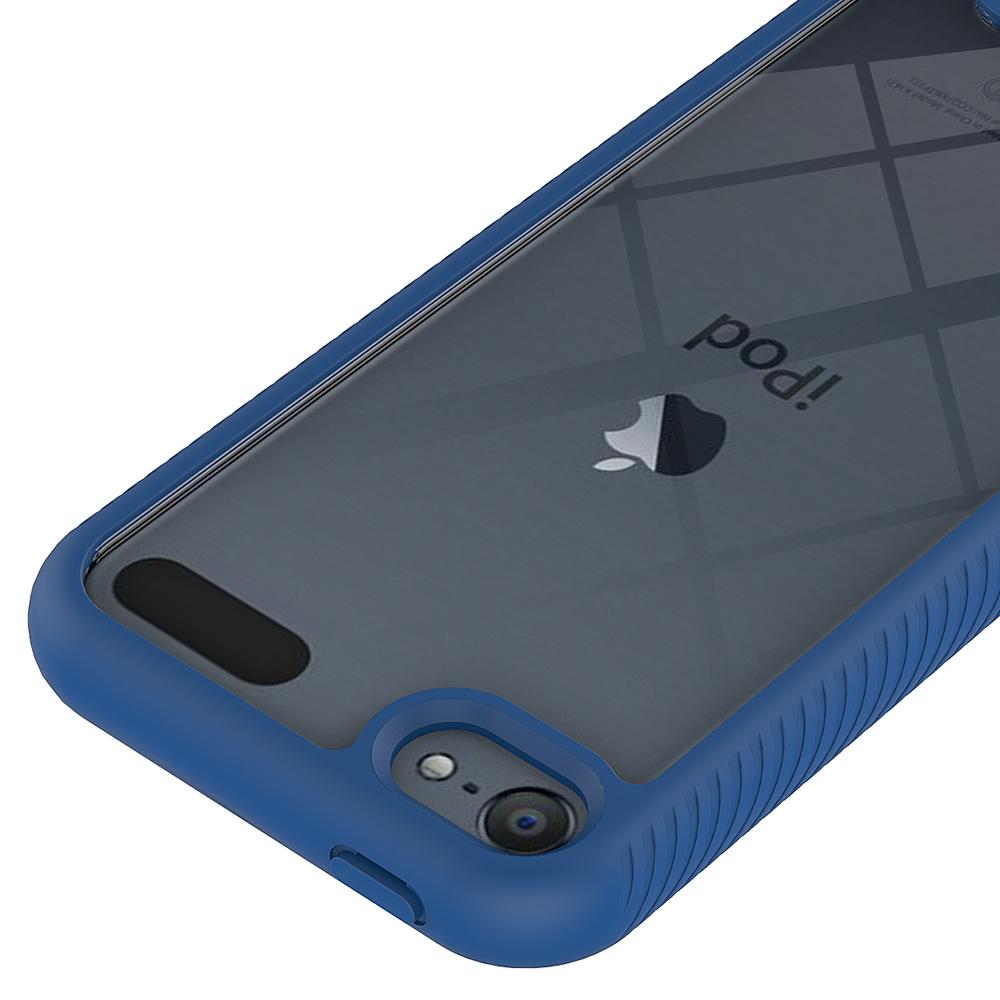 Гибридный противоударный чехол-броня 2-в-1 для Apple iPod Touch 5 6 7 Мягкий бампер из ТПУ Жесткая прозрачная защитная задняя крышка из ПК