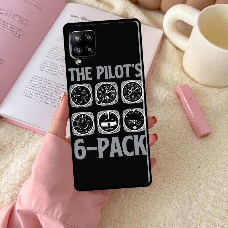 Aviation Aeroplane Pilot Cockpit For Samsung Galaxy A16 A26 A36 A56 A06 A53 A33 A13 A12 A32 A52 A55 A35 A15 A54 A34 A14 Case