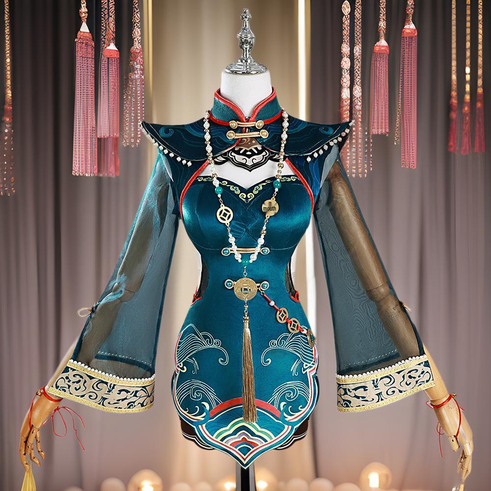 Костюм для косплея Нарака Блейдпоинт Ю Линлун Зомби Чернила - Женский Аниме Наряд