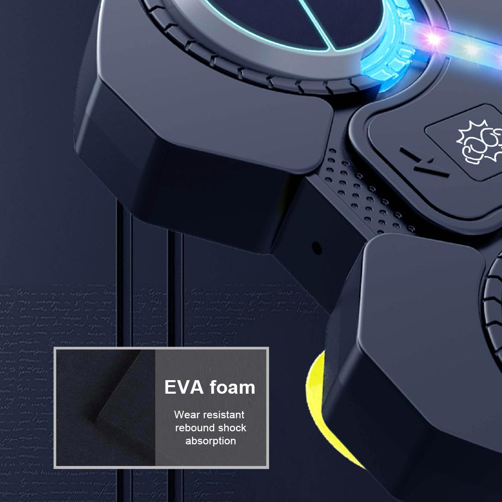 Умный музыкальный боксерский тренажер Настенная мишень для тренировок по боксу Детский спорт Фитнес RGB-подсветка Тренажер для бокса Домашнее оборудование для отработки ударов