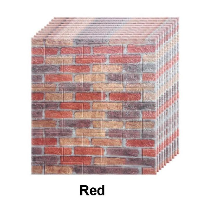 Самоклеящиеся обои, стерические водостойкие пенопластовые стены, 3D наклейки на кирпичную стену, наклейки для украшения дома, гостиной