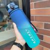 1000ML Large Capacity Sports Water Bottle Motivational Leak Proof Portable Reusable Plastic Cups Outdoor Travel Gym Jugs KTY