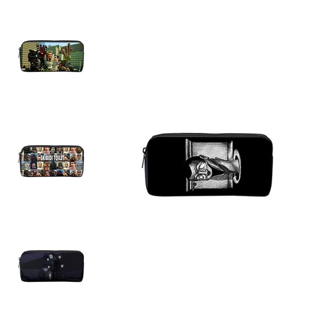 Skibidi Toilet 3d Cross-border Game New Product Nylon Pen Bag For Students