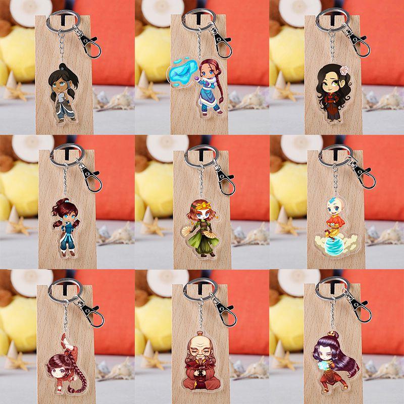 Высококачественный прозрачный акриловый брелок Аппа из Аватар: Легенда об Аанге