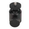 Mini Ball Head 14in Screw 38in Thread 360 Degree Rotatable Aluminum Alloy Camera Hot Shoe Mount