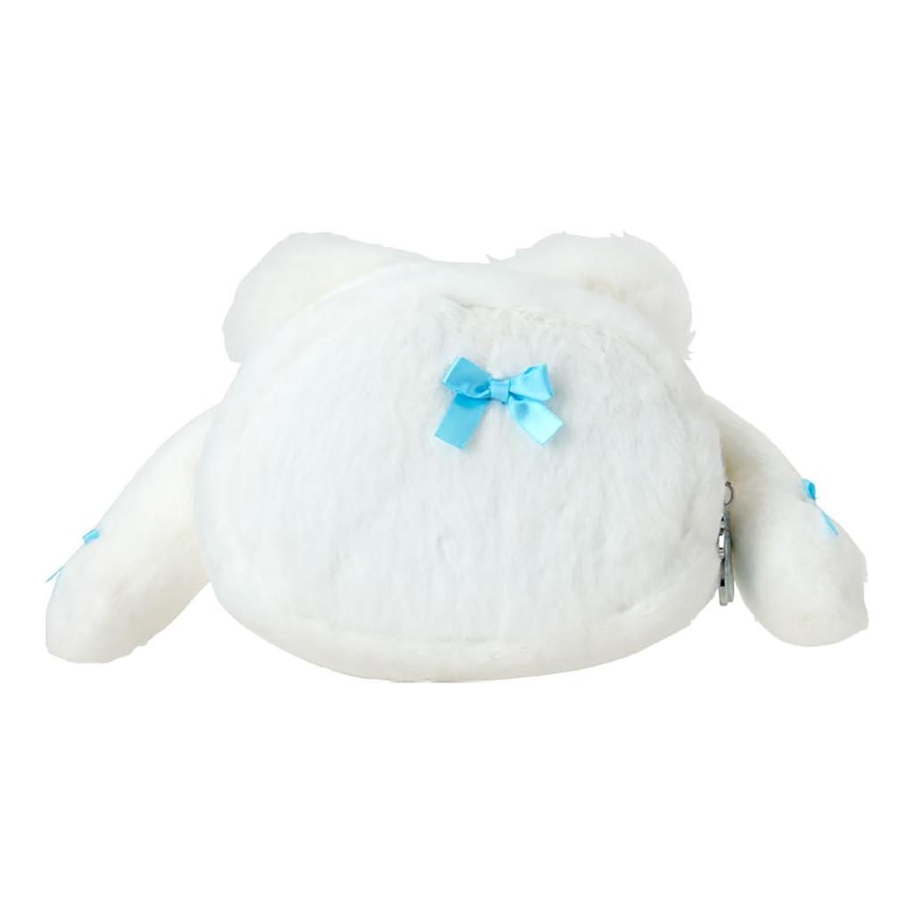 Sanrio Face Shaped Pouch Cat Cinnamoroll 415472 (White Ballerina)