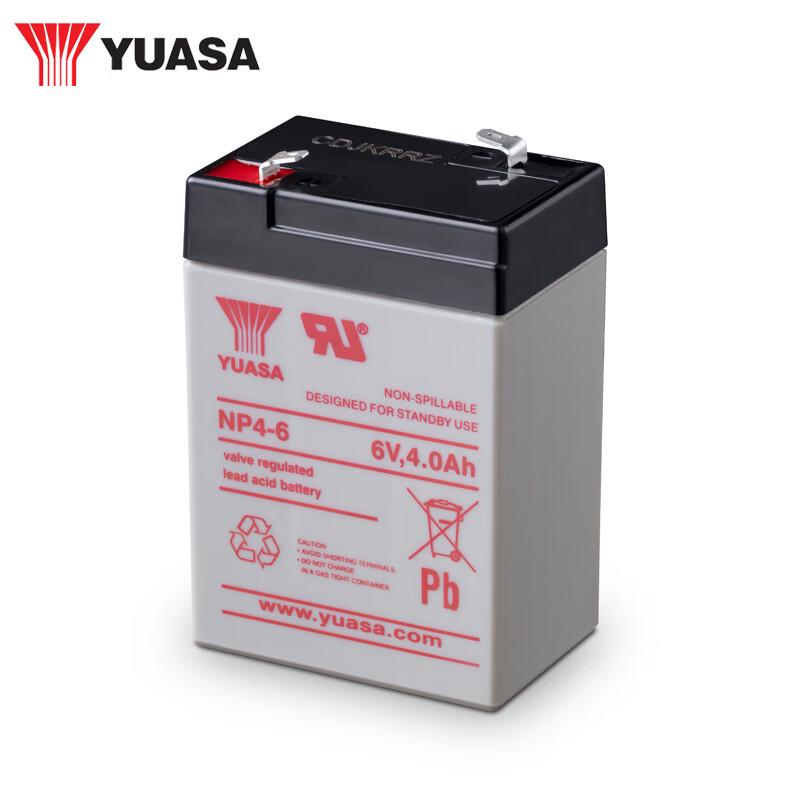Перезаряжаемая свинцово-кислотная батарея YUASA 6V 4Ah