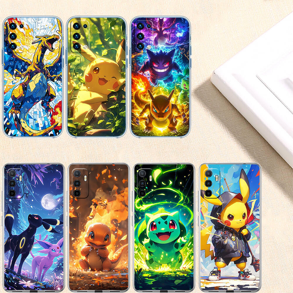 Мультяшный чехол Pokemon для Motorola E7 E22 E20 E13 E15 E22S E30 E40 G10 G20 G04 G22 G23 G05 G75 G35 G55 G6 G7 G8 G9 Plus Power Play