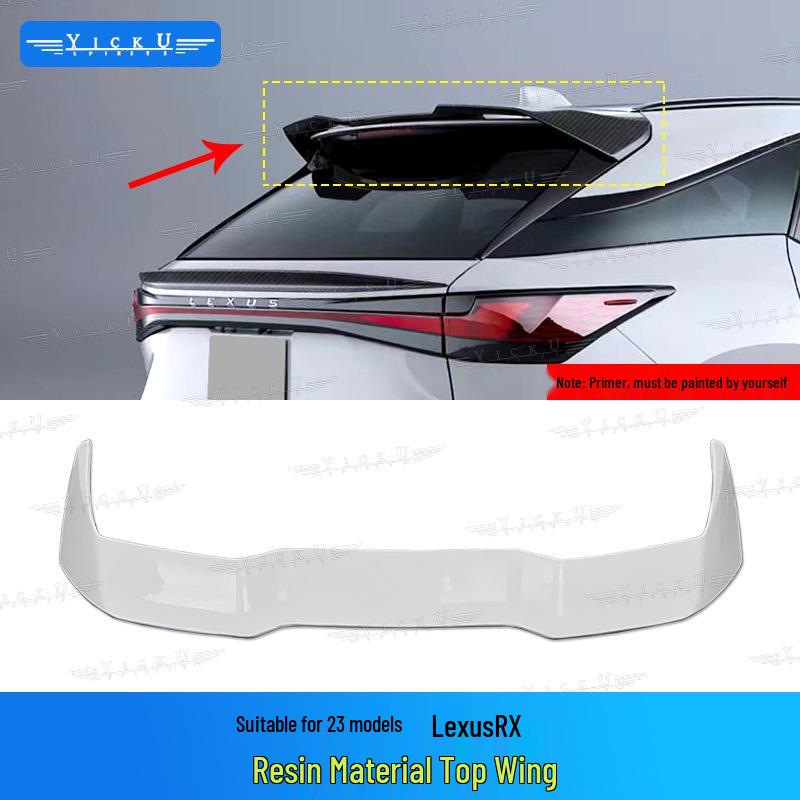 Комплект карбонового обвеса для Lexus RX350/500 (Передний сплиттер, Расширители арок, Задний диффузор, Пороги, Спойлер на крышку багажника, 2023-2025)