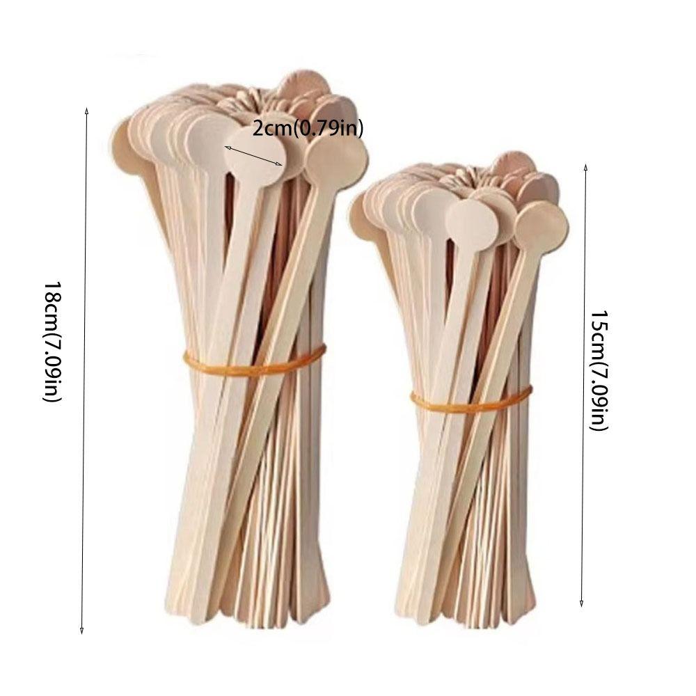 100 шт одноразовые палочки для размешивания кофе деревянные палочки для размешивания кофе мороженое