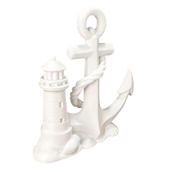 3D-печатная статуэтка маяка и лодки, морской декор для стола, фигурка на морскую тематику для полки, морской подарок для домашнего офиса