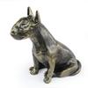Bull Terrier, Bully I - dog statue, sitting dog for desk, decoration for the living room of a dog lover by Art-Dog