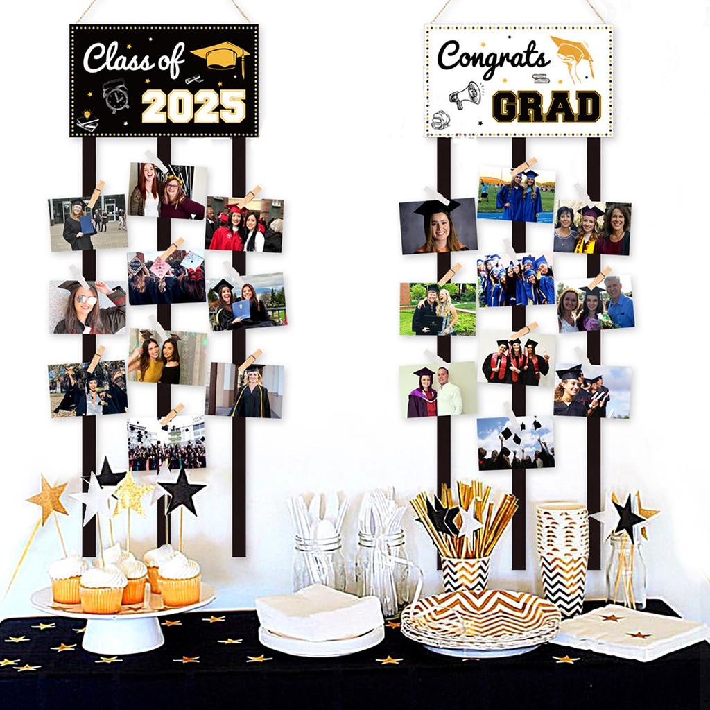 Graduation Season Photo Holder, Graduation Party Home Wall Hangings Clamp