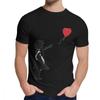Летняя мужская футболка Banksy Девочка с шариком Хлопок Новинка Круглый воротник Хип-хоп Футболка