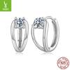 30 Points Mozzarella Diamond Earrings, Elegant And High-End S925 Sterling Silver Earrings Earrings.