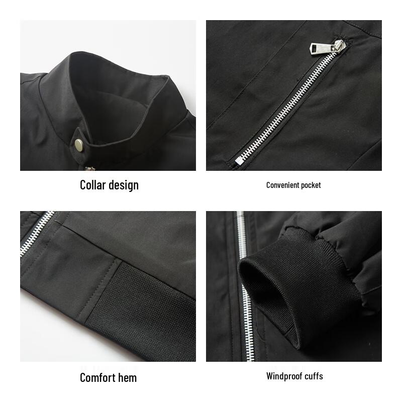 paul frank Мужская куртка в стиле ретро с воротником-стойкой и множеством карманов для рабочей одежды